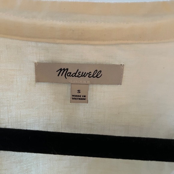 White Half-Button Down - Picture 2 of 5